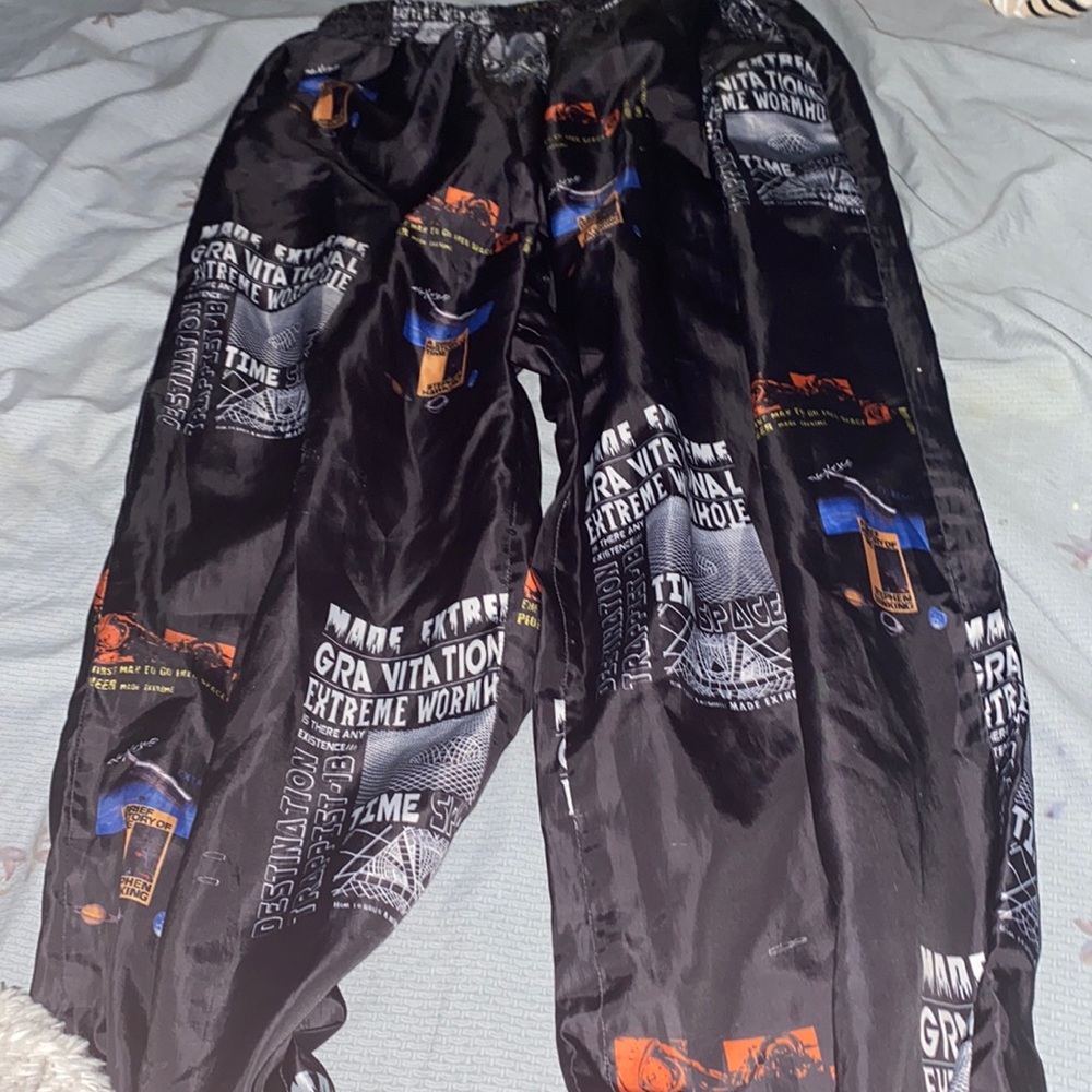 Black Baggy Sweat Pants